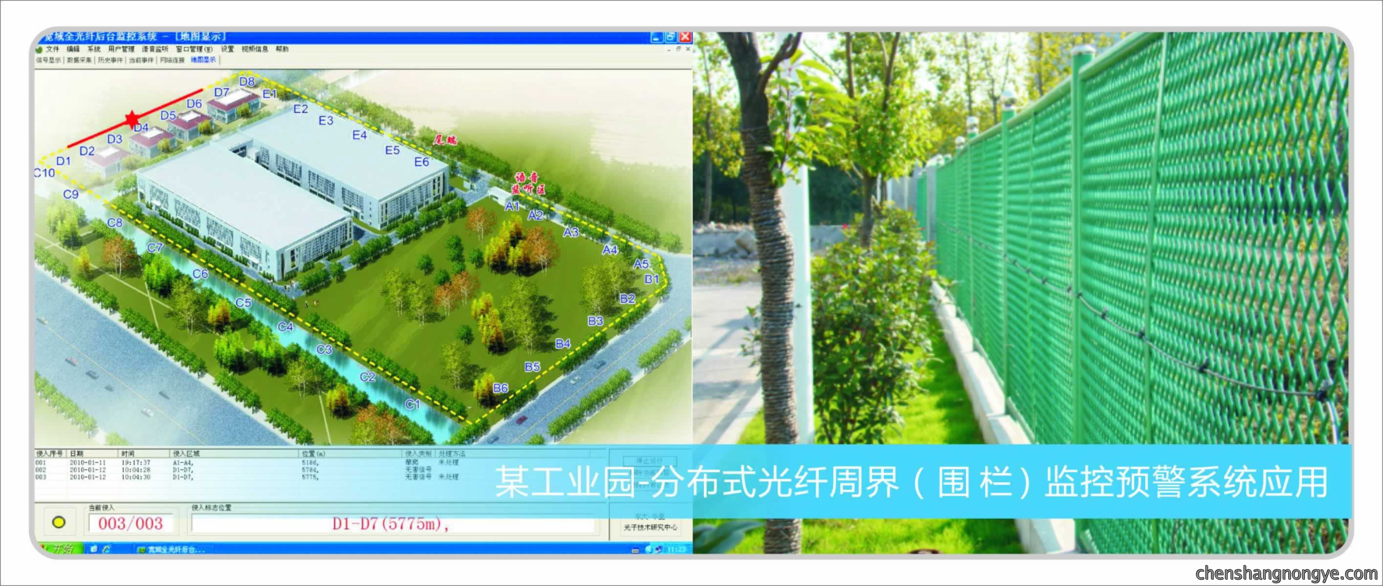 分布式光纤周界（围栏）监控预警系统应用